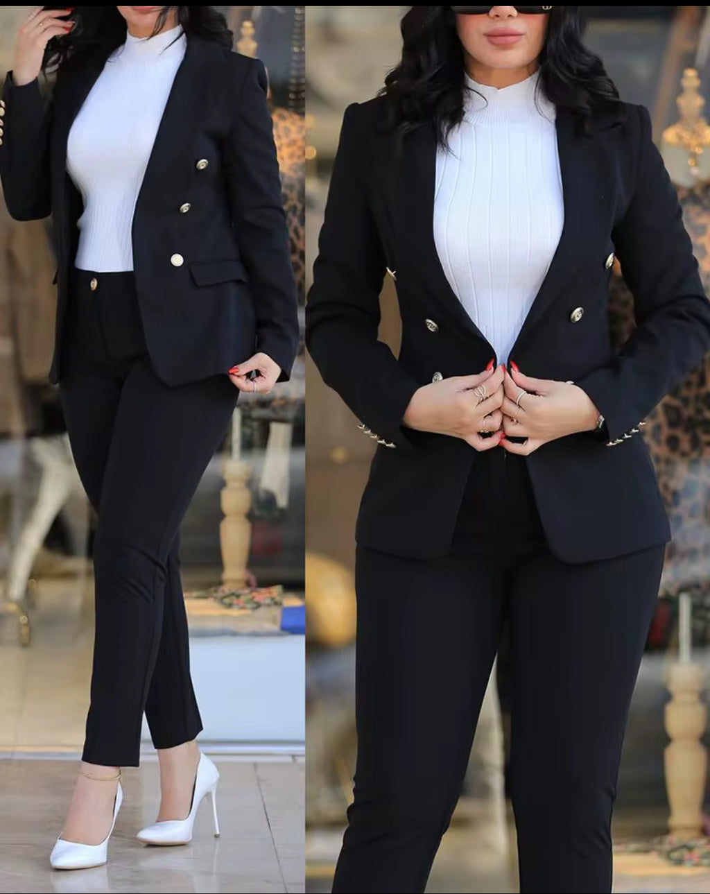 Modern Luxe Two-Piece Power Suit