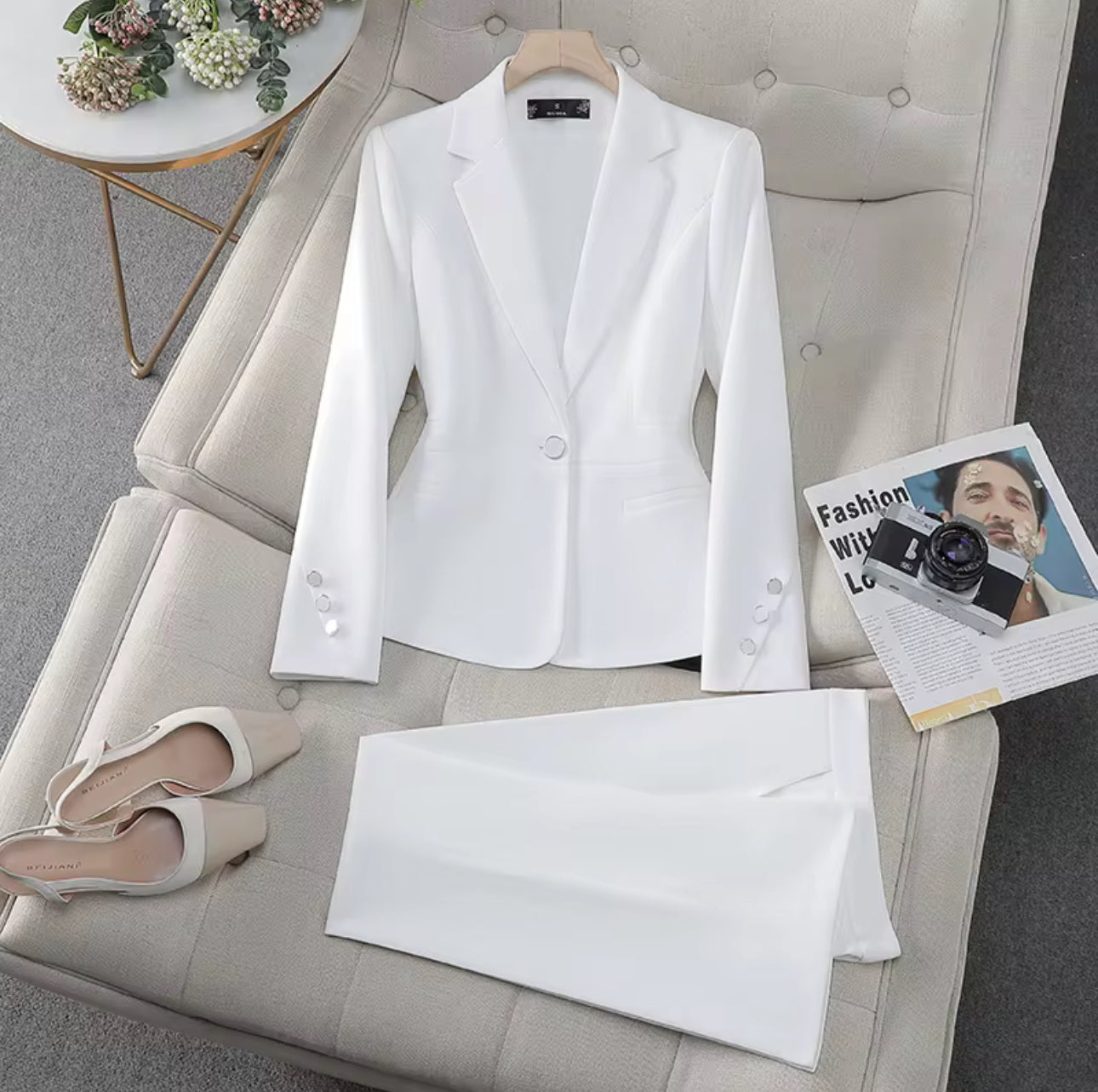 Modern Luxe Two-Piece Power Suit