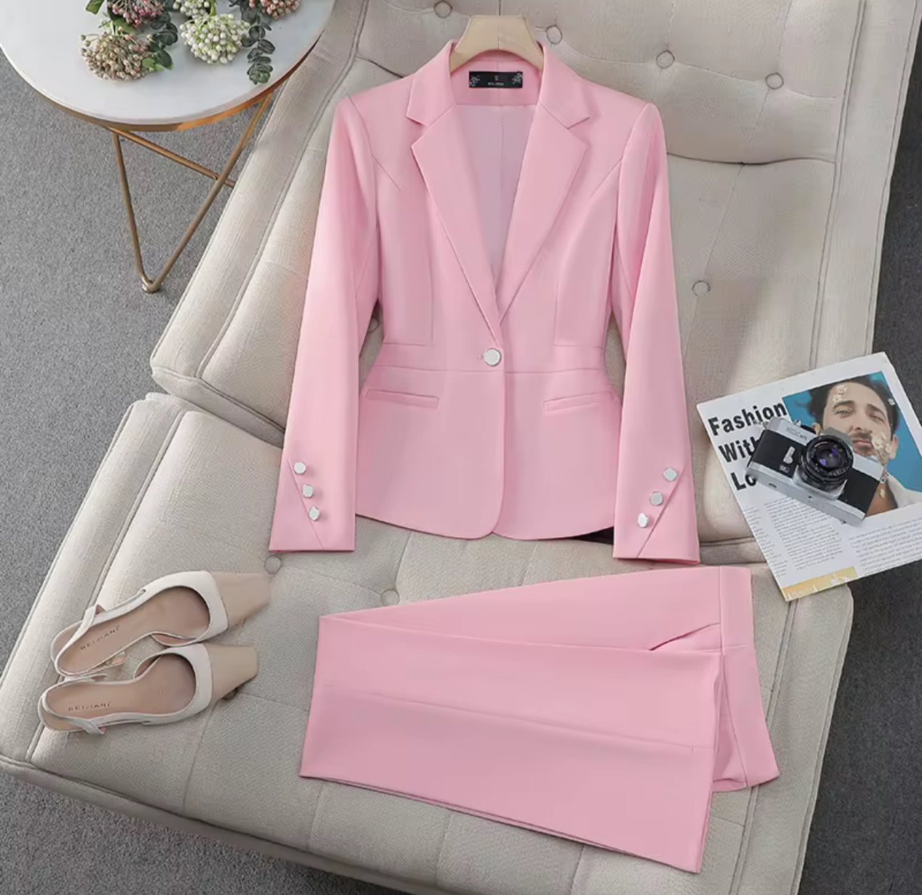 Modern Luxe Two-Piece Power Suit