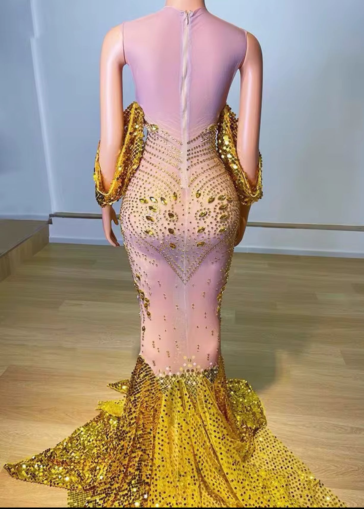 RMB Golden Siren Couture Gown