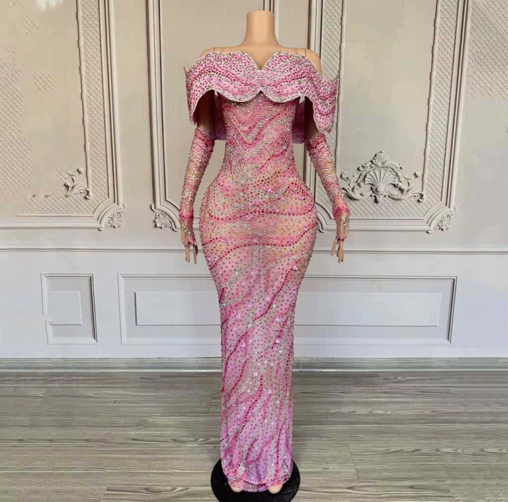 Midnight Sapphire Luxe Mermaid Gown