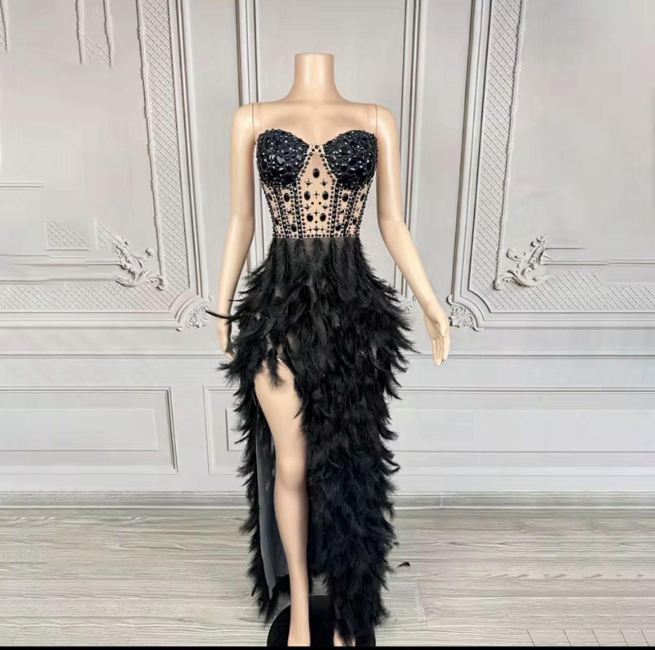 Midnight Sapphire Luxe Mermaid Gown